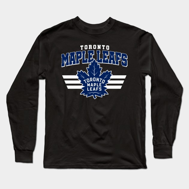 Hockey Toronto Maple Leafs Long Sleeve T-Shirt by sagitarius